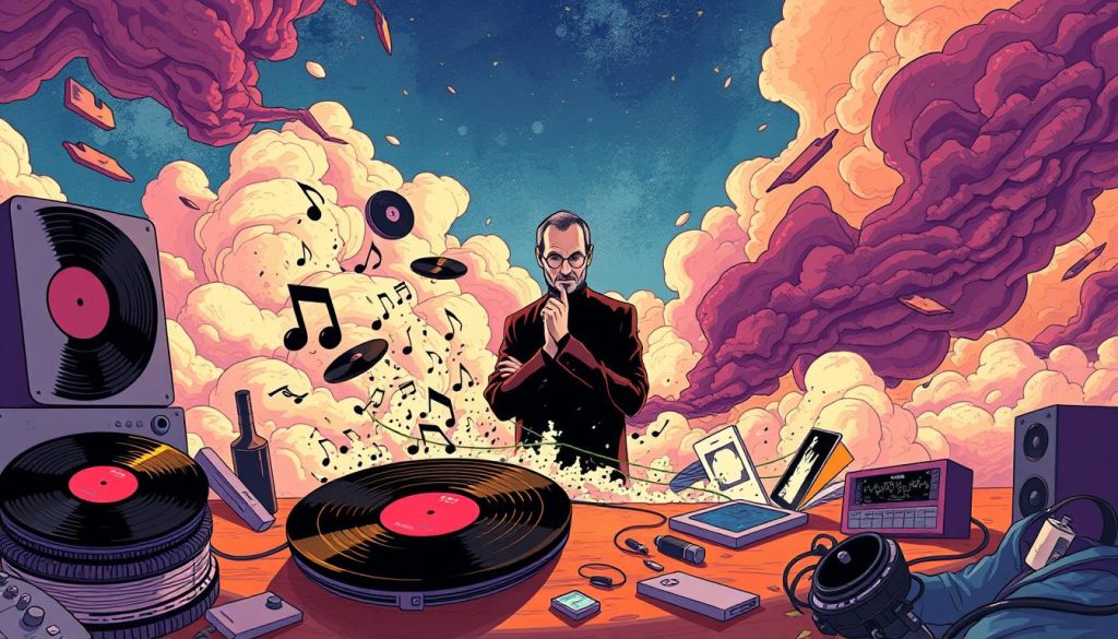 Steve Jobs and music industry