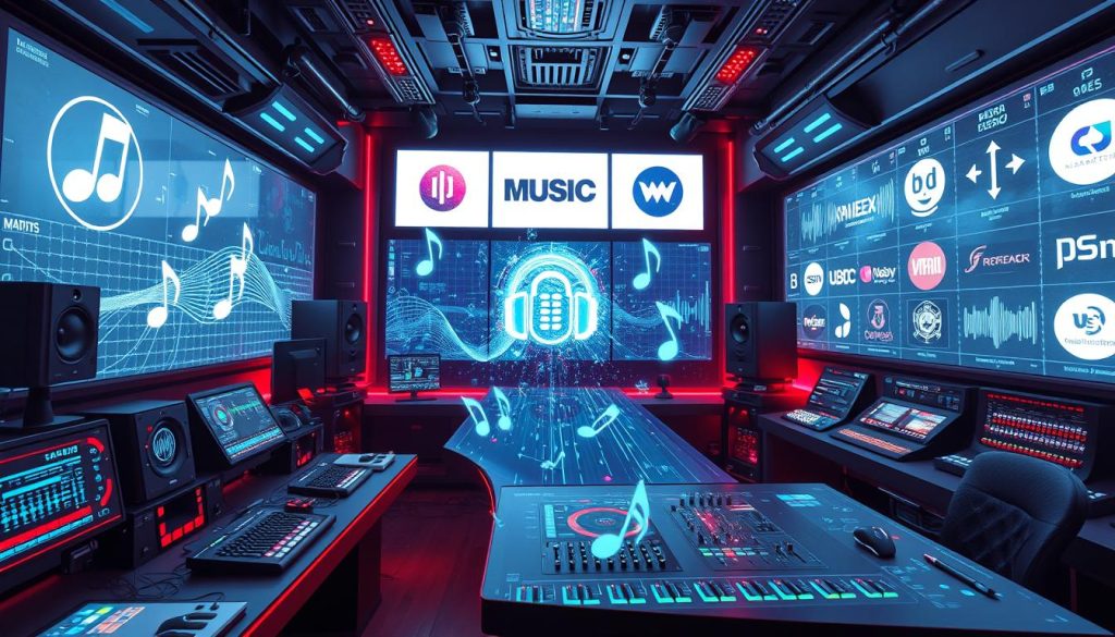 major labels AI music