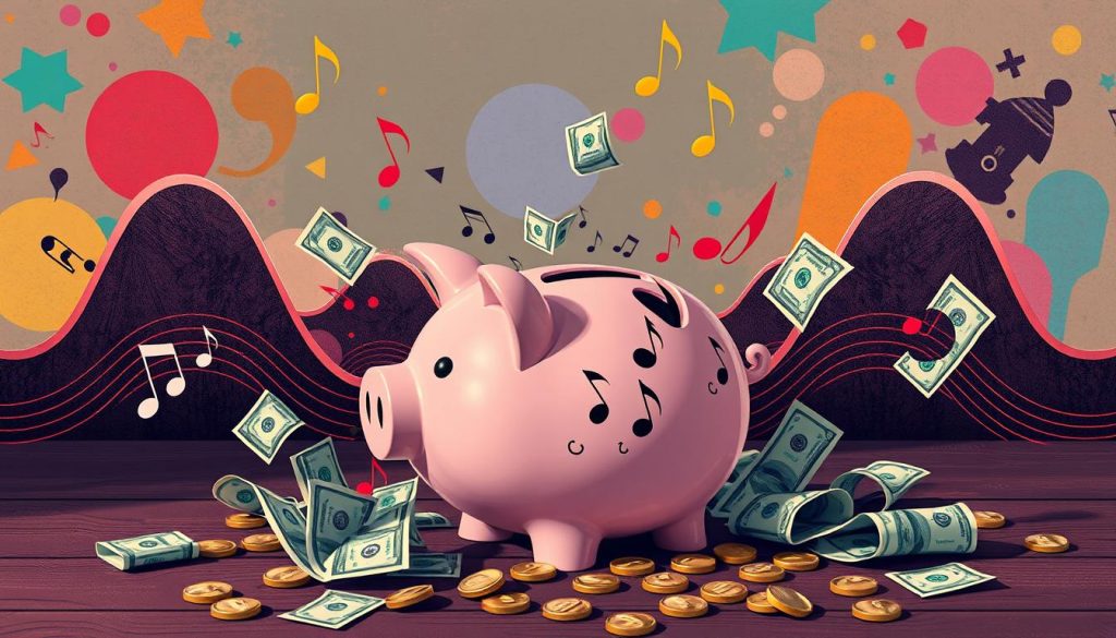 music distribution fees